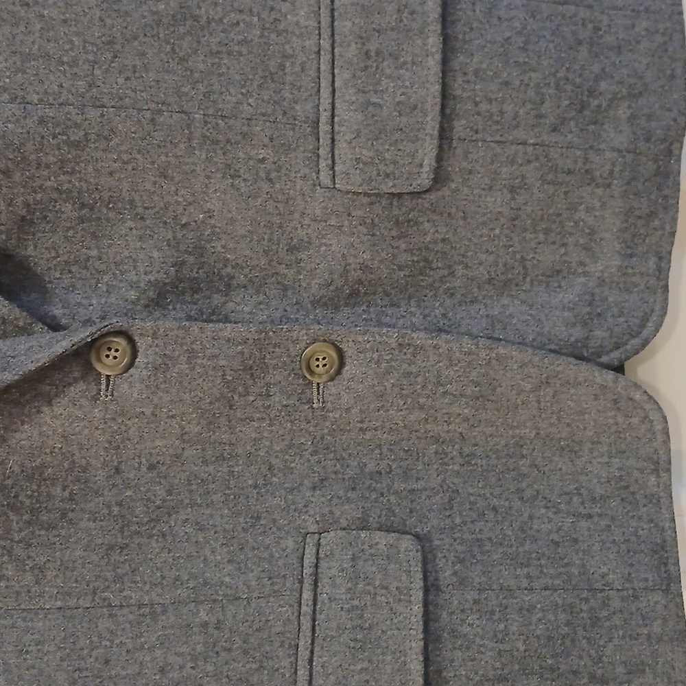 Pendleton Wool 2 Button Blazer Grey Size 14 - image 2